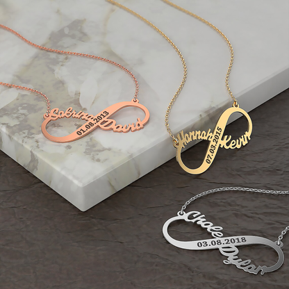 Personalisierte FOREVER-Goldkette