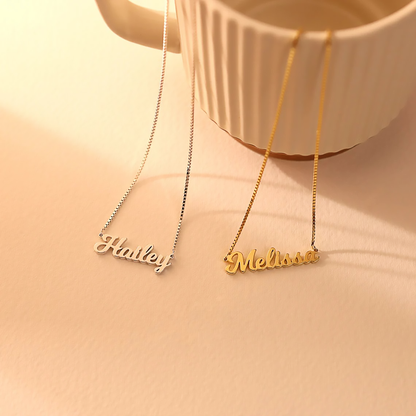 Personalisierbare Goldkette für Team oder Familie