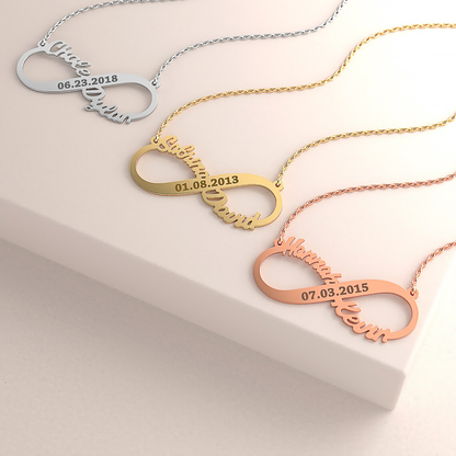 Personalisierte FOREVER-Goldkette