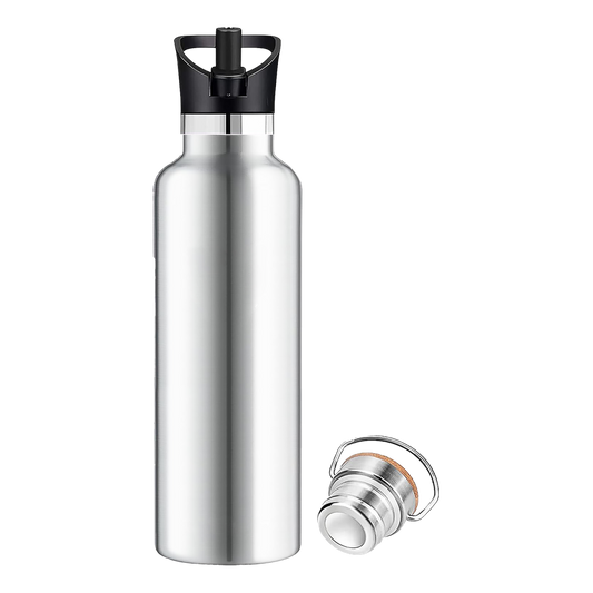 Wasserflasche aus Edelstahl 350 ml, 500 ml, 620 ml, 750 ml, 1 L, Leak-Proof Thermos Flask, BPA-Free Water Bottle
